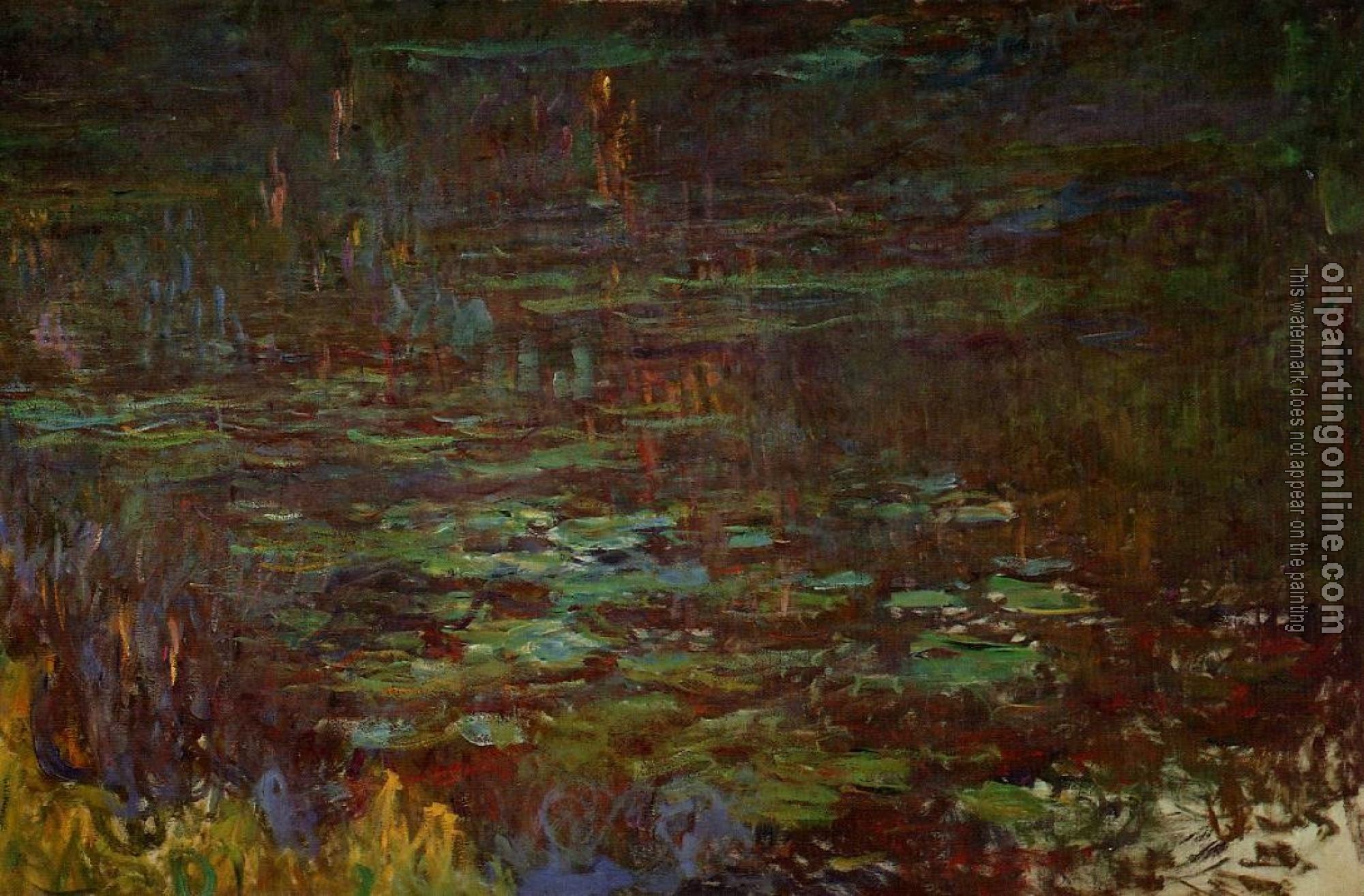 Monet, Claude Oscar - Sunset-right half